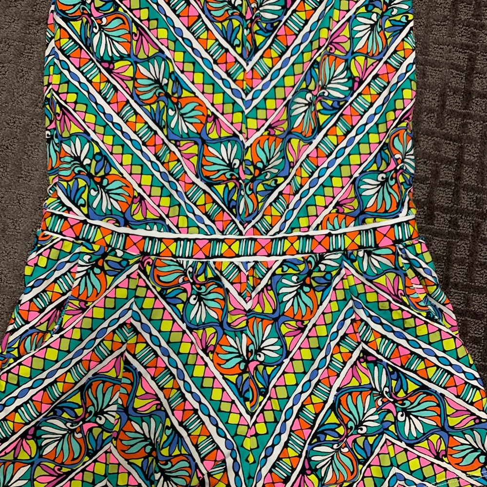 Trina Turk one piece- bathing suit material.